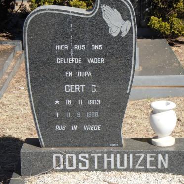 OOSTHUIZEN Gert C. 1903-1988