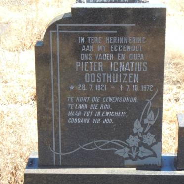 OOSTHUIZEN Pieter Ignatius 1921-1972