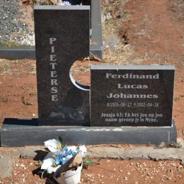 PIETERSE Ferdinand Lucas Johannes 1926-2002