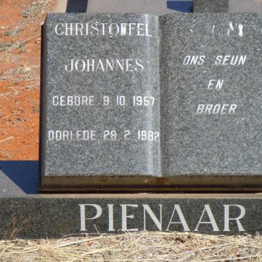 PIENAAR Christoffel Johannes 1957-1982