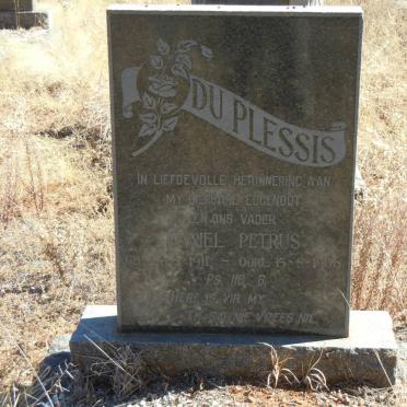 PLESSIS Daniel Petrus, du 1911-1966