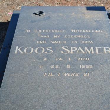 SPAMER Koos 1909-1993