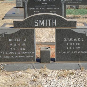 SMITH Nicolaas J. 1911-1990 &amp; Catharina C.E. 1913-1977