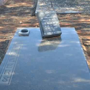 SWIEGERS Arie Willem van Wyk 1923-2010