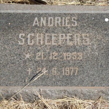 SCHEEPERS Andries 1933-1977
