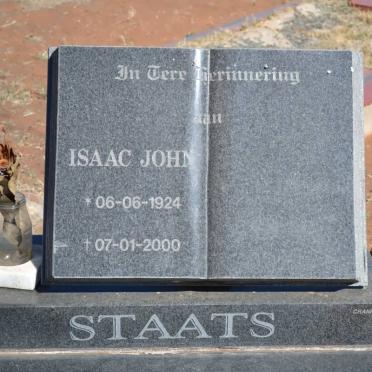 STAATS Isaac John 1924-2000