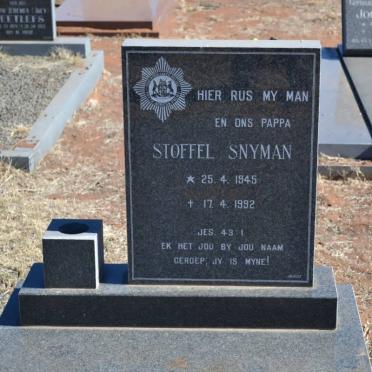 SNYMAN Stoffel 1945-1992