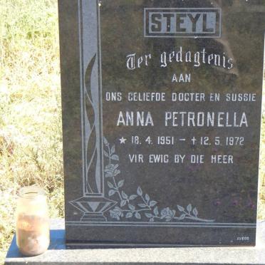 STEYL Anna Petronella 1951-1972