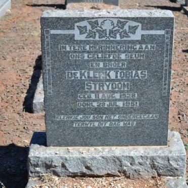 STRYDOM De Klerk Tobias 1928-1951
