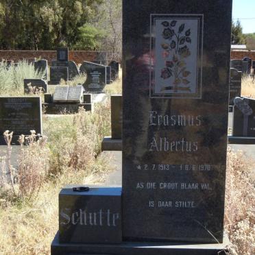 SCHUTTE Erasmus Albertus 1913-1970