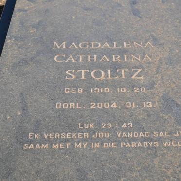 STOLTZ Magdalena Catharina 1918-2004