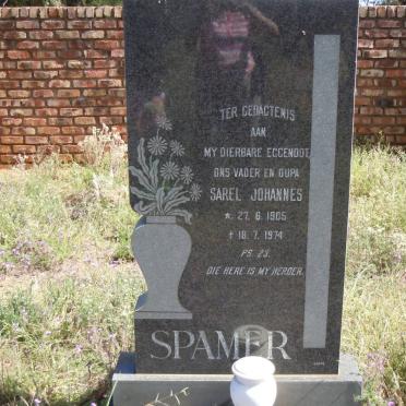 SPAMER Sarel Johannes 1905-1974