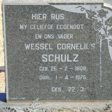 SCHULZ Wessel Cornelius 1909-1976