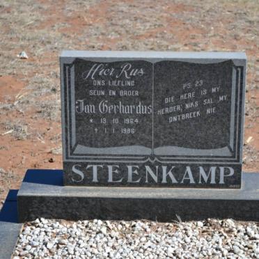 STEENKAMP Jan Gerhardus 1964-1986