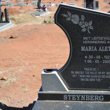 STEYNBERG Maria Aletta 1921-2005