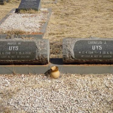 UYS Cornelis J. 1914-1976 &amp; Maria M. 1918-1976