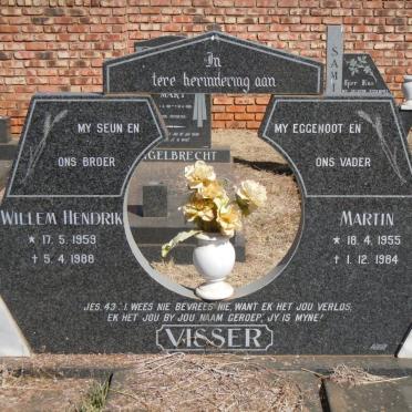 VISSER Martin 1955-1984 :: VISSER Willem Hendrik 1959-1988