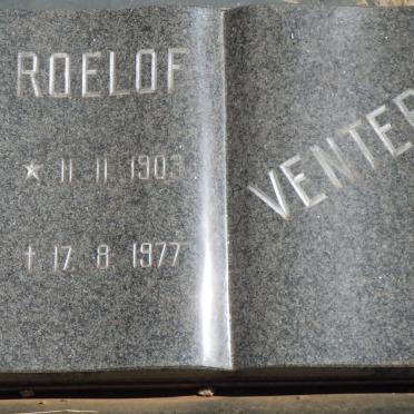 VENTER Roelof 1903-1977