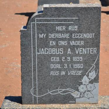 VENTER Jacobus A. 1899-1960