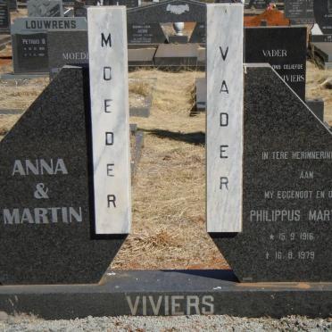 VIVIERS Philippus Marthinus 1916-1979