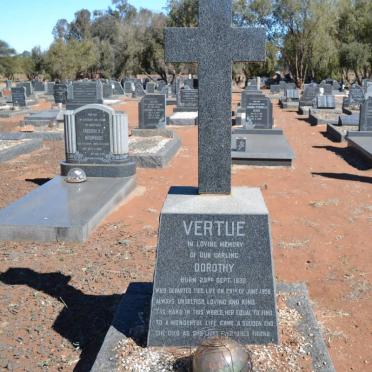 VERTUE Dorothy 1930-1958