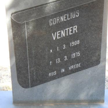 VENTER Cornelius 1908-1975