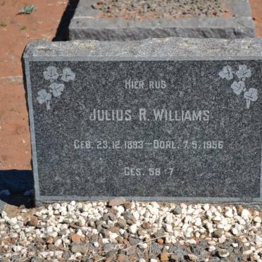 WILLIAMS Julius R. 1893-1956