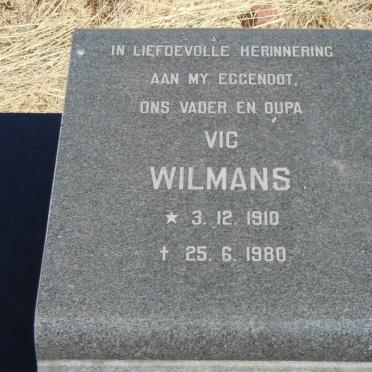 WILMANS Vic 1910-1980