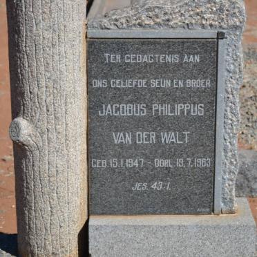 WALT Jacobus Philippus, van der 1947-1963