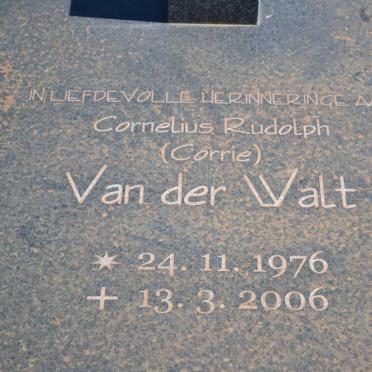 WALT Cornelius Rudolph, van der 1976-2006