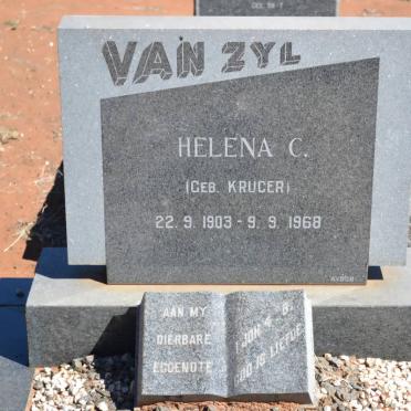 ZYL Helena C., van nee KRUGER 1903-1968