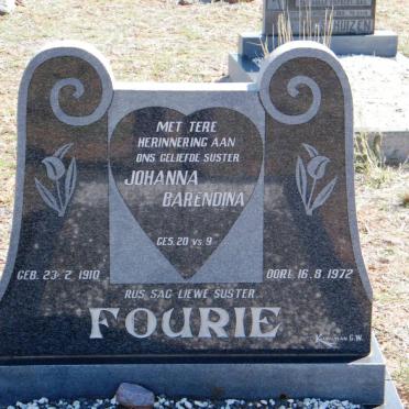 FOURIE Johanna Barendina 1910-1972