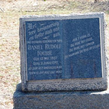 FOURIE Daniel Rudolf 1907-1947