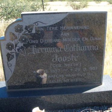 JOOSTE Hermina Catharina nee NOETH 1897-1987