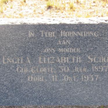 SCHOLTZ Engela Elizabeth 1897-1937