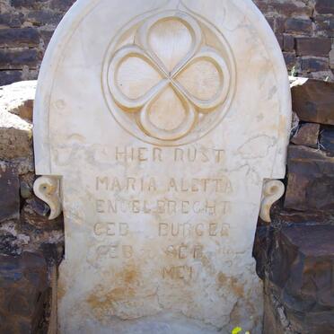 ENGELBRECHT Maria Aletta nee BURGER 1836-1903