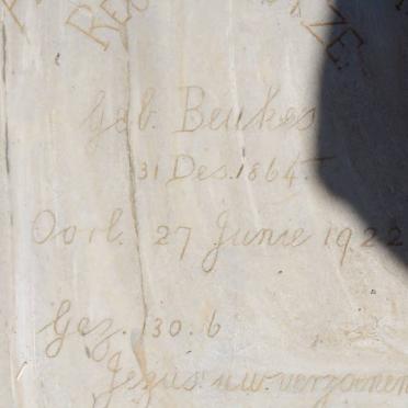 KOTZE Alida Jannettha Regina nee BEUKES 1864-1922 