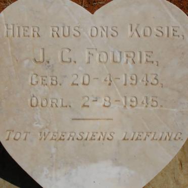 FOURIE J.G. 1943-1945