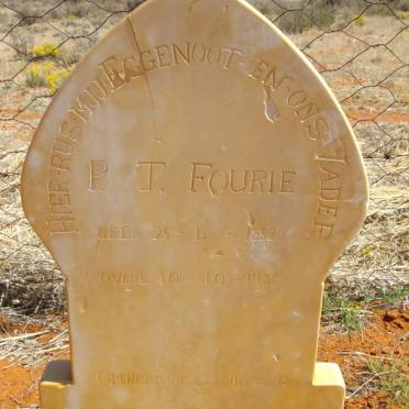 FOURIE P.J. 1852-1938