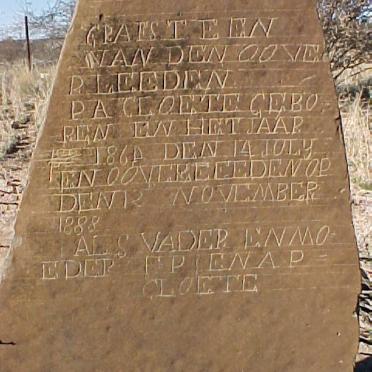 CLOETE P.A. 1864-1888