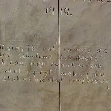 NIEKERK Johannes Petrus, van 1874-1919