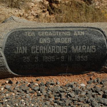 MARAIS Jan Gerhardus 1895-1959