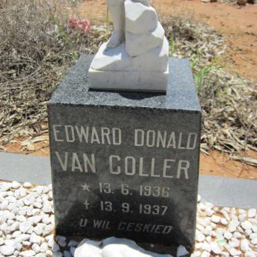 COLLER Edward Donald, van 1936-1937
