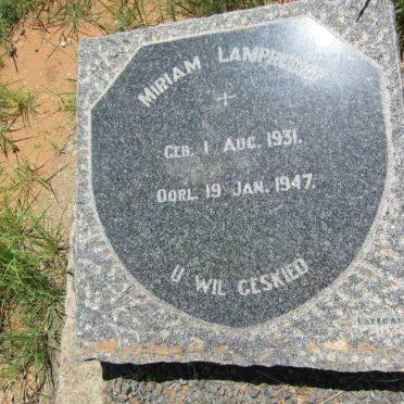 LAMPRECHT Miriam 1931-1947