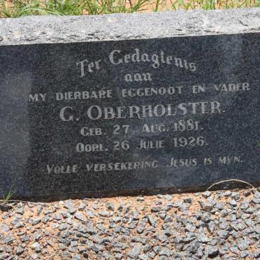 OBERHOLSTER G. 1881-1926