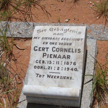PIENAAR Gert Cornelis 1876-1940