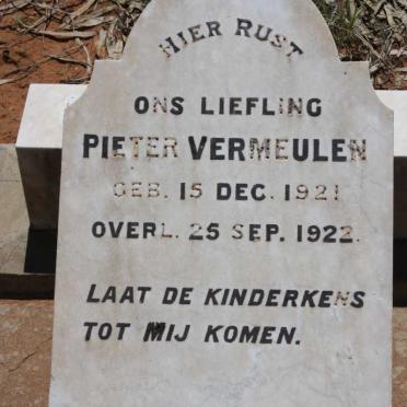 VERMEULEN Pieter 1921-1922