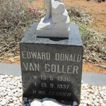 COLLER Edward Donald, van 1936-1937