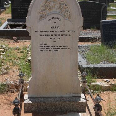 TAYLOR Mary -1899