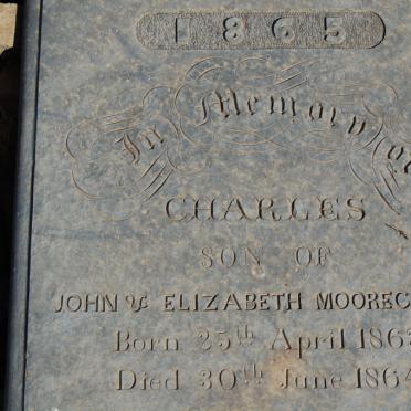 MOORECROFT Charles 1863-1864